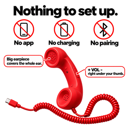 The DialTone™ Retro Handset