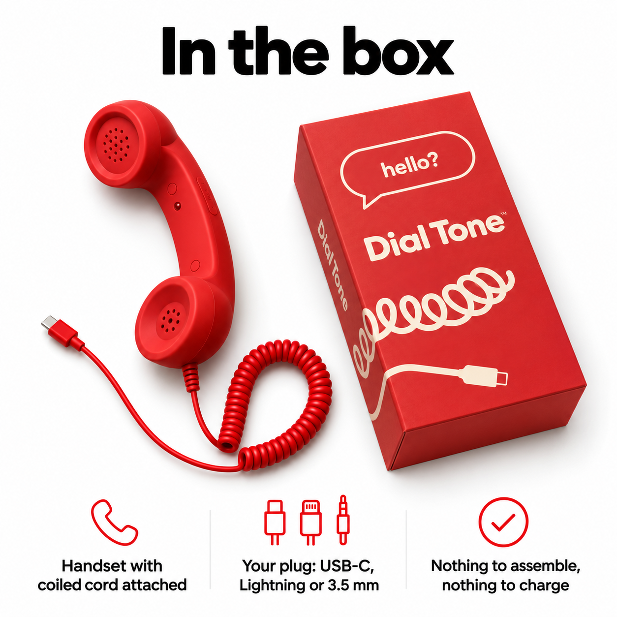 The DialTone™ Retro Handset